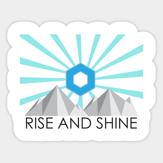 rise and shine 2 Sticker by AaronCPorter